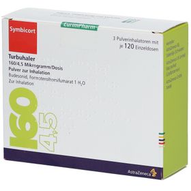 Symbicort Turbuhaler 160/4,5 µg/Dosis 120 ED