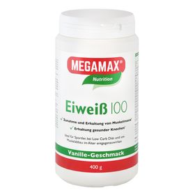 MEGAMAX® Nutrition Eiweiß 100 Vanille-Geschmack