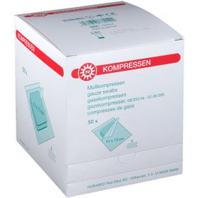Mullkompressen steril 8-fach 10 x 10 cm