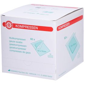 Mullkompresse-steril, 12-fach, à 1
