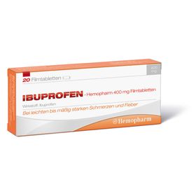 Ibuprofen-Hemopharm 400 mg Filmtabletten