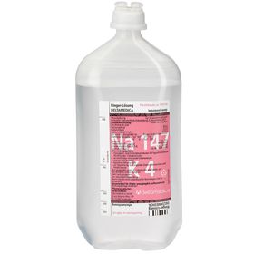 Ringer Lösung Plastikflasche