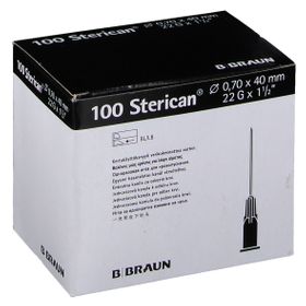 Sterican® zur Blutentnahme G22 x 1 1/2 Zoll 0,7 x 40 mm schwarz