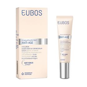 EUBOS® Anti Age Hyaluron Augen Kontur CremeSerum