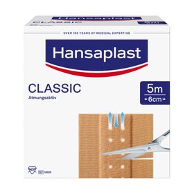 Hansaplast® Classic 5 m x 6 cm - Jetzt 20% mit Code "hp20" sparen*