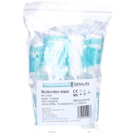 Medi Kauf Mullbinden elastisch 4 m x 6 cm