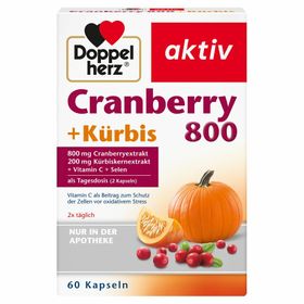 Doppelherz® aktiv Cranberry + Kürbis + Vitamin C + Selen Kapseln