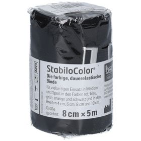 BORT StabiloColor® Binde 8 cm schwarz