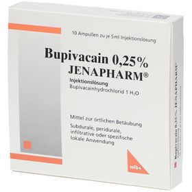 Bupivacain 0,25% Jenapharm