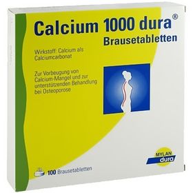 Calcium-dura® 1000 Brausetabletten