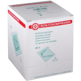 Nobamed® Schlitzkompressen 12 fach 10 x 10 cm steril