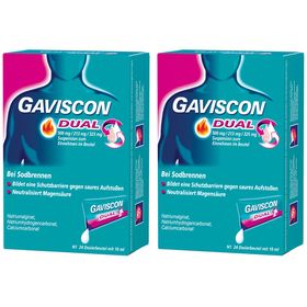 GAVISCON® Dual 500 mg / 213 mg / 325 mg Suspension Sparset