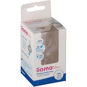 iiamo® flow Anti-Kolik Flaschensauger Silikon Größe 2 (3m+)