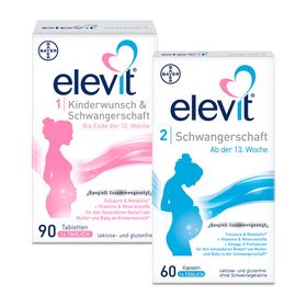 elevit® 1 + 2 Kinderwunsch bis Ende Schwangerschaft