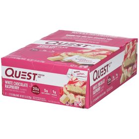 Quest Nutrition Quest Bar, White Chocolate-Raspberry
