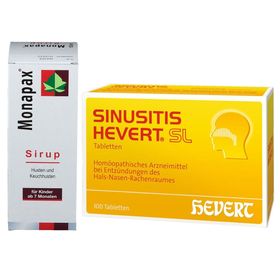 Erkältungsset Homöopathie Monapax® + Sinusitis Hevert SL