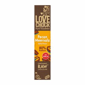LOVECHOCK Pecan Meersalz 80% Kakao