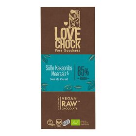 LOVECHOCK Süße Kakaonibs & Meersalz 85% Kakao