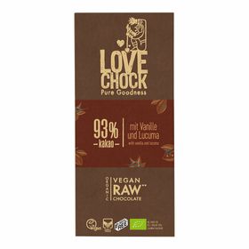 LOVECHOCK Vanille Lucuma 93% Kakao