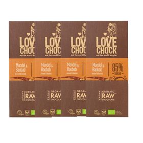 LOVECHOCK Mandel & Baobabfrucht 85% Kakao