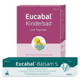 Set Eucabal® Kinderbad mit Thymian + Eucabal®-Balsam S