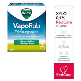 WICK VapoRub Erkältungssalbe + Xylo 0,1 % RedCare Nasenspray