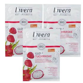lavera Glow Tuchmaske 3er-Pack