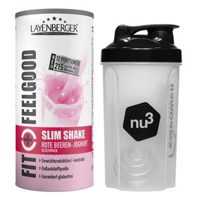 LAYENBERGER FIT+FEELGOOD Slim Shake Beeren Joghurt + nu3 Shaker