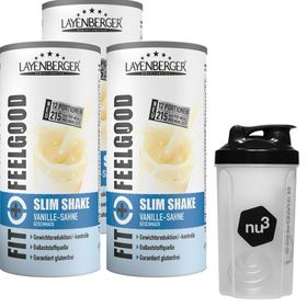 LAYENBERGER FIT+FEELGOOD Slim Shake Vanille + nu3 Shaker