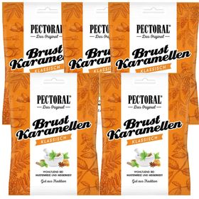 Original PECTORAL® Brust-Karamellen Fünferpack