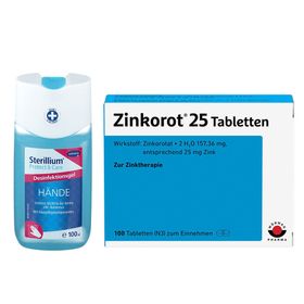 Sterillium® Protect & Care Händedesinfektion + Zinkorot®25