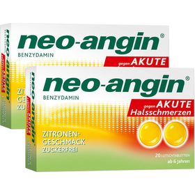 neo-angin® BENZYDAMIN akute Halsschmerzen Zitronen-Geschmack zuckerfrei