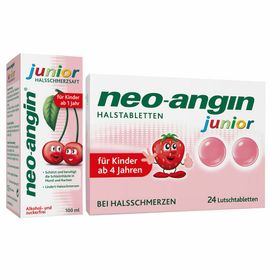 neo-angin® Halstabletten junior + Halsschmerzsaft