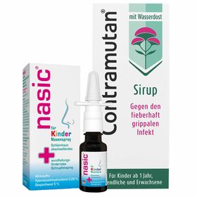nasic® für Kinder Nasenspray + Contramutan® Saft