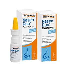 NasenDuo® Nasenspray lindert zuverlässig Beschwerden, die durch eine gereizte und verstopfte Nase auftreten