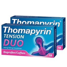 Thomapyrin® TENSION DUO bei Kopfschmerzen: Ibuprofen/Coffein