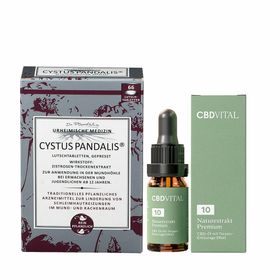 CBD VITAL Naturextrakt Premium Öl 10 % + Cystus Pandalis®