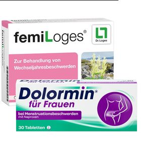 Dolormin® für Frauen + femiLoges®