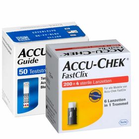 ACCU-CHEK® FastClix Lanzetten + ACCU-CHEK® Guide Teststreifen