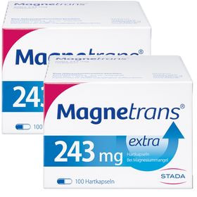 Magnetrans® extra 243 mg - Magnesiumkapseln für eine schnelle Hilfe bei Muskel- und Wadenkrämpfen bei nachgewiesenem Magnesiummangel