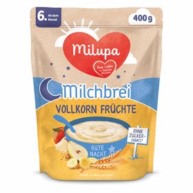 Milupa Gute Nacht Milchbrei Vollkorn Früchte ab dem 6 Monat