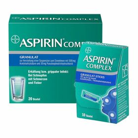 ASPIRIN® Complex Granulat + ASPIRIN® COMPLEX Granulat-Sticks 500mg/30 mg