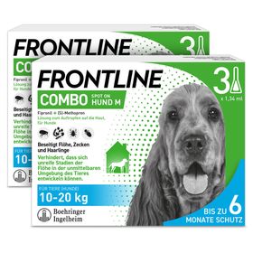 FRONTLINE COMBO® Spot on gegen Flöhe und Zecken Hund M 10-20kg