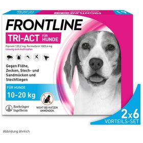 FRONTLINE TRI-ACT® gegen Zecken, Flöhe und fliegende Insekten beim Hund (10-20kg)