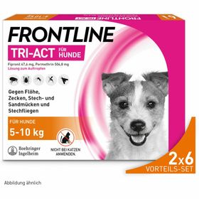 FRONTLINE TRI-ACT® gegen Zecken, Flöhe und fliegende Insekten beim Hund (5-10kg)