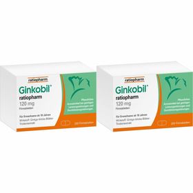 Ginkobil® ratiopharm 120mg mit Ginkgo biloba