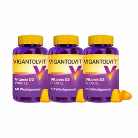 VIGANTOLVIT® Vitamin D3 2.000 I.E. Weichgummis