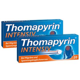 Thomapyrin INTENSIV bei intensiveren Kopfschmerzen & Migräne