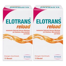 Elotrans® reload – Veganes Trinkpulver – nach anstrengenden Aktivitäten oder bei Erschöpfung, Isotonische Elektrolyt-Glucose-Mischung