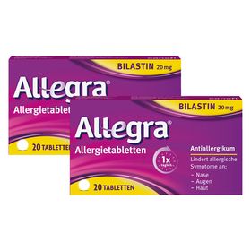 Allegra Allergietabletten | Schnell bei Heuschnupfen und ganzjährigen Allergien | Macht nicht müde* | Antihistaminikum